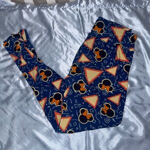LuLaRoe Disney Minnie Mouse Navy Leggings OS